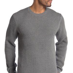 AllSaints Cotton Argg Waffle Knit Sweater
